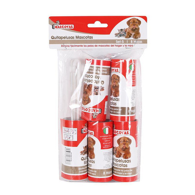 Tira Pelos Animais e Roupa  C/ 5 Recargas