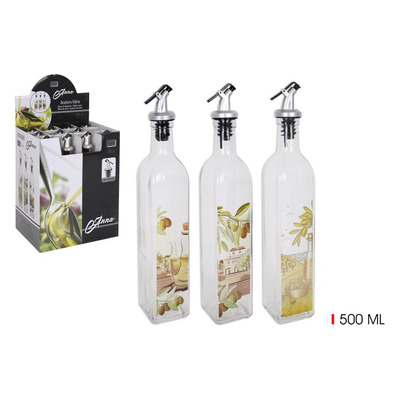 Galheteiro Vidro C/ tampa Abs 500ml
