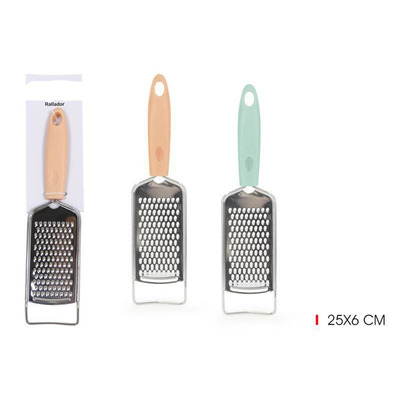 Metal grater with pvc handle 25x6 cm
