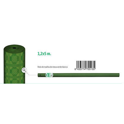 Mantel Rollo Basic Green Paper 1,20x5 M