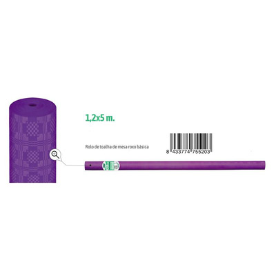 Roll Tablecloth Basic Paper Purple 1,20x5 M