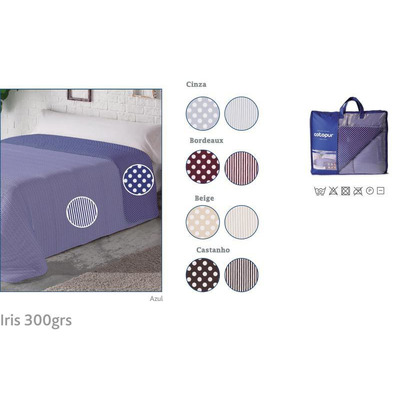 Duvet Cb Iris Blue 300gr 180x270 cm