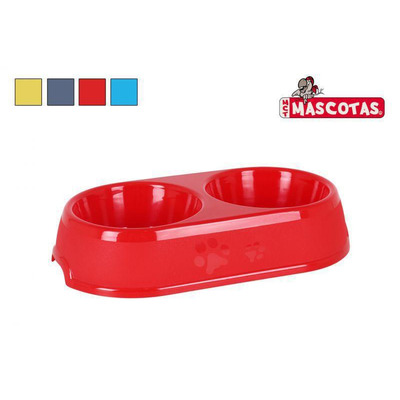 Comedouro Duplo Médio 25x14x5cm