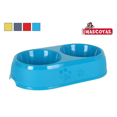 Comedouro Duplo Grande 32x18x7cm