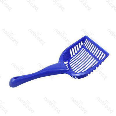 Pala de inodoro para gatos L28cmxc14cmxa13cm - Azul