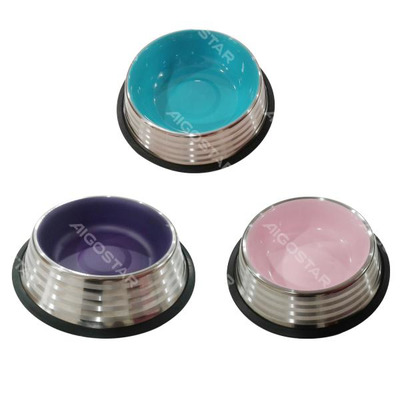 Feeder Steel Round Round Small Colored15,5x3,5 cm