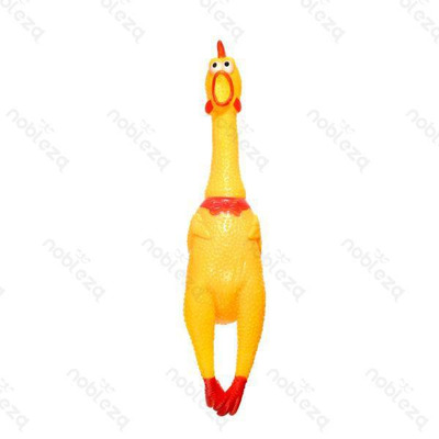 Brinquedo Borracha Galinha L16cmxc5cm
