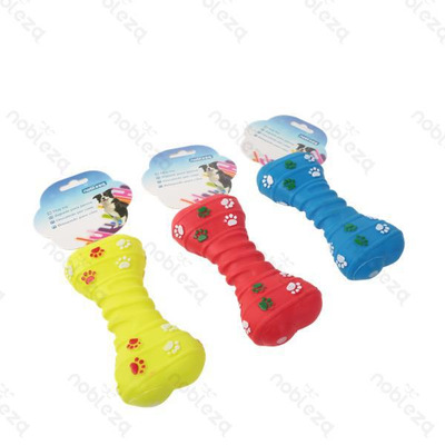 Brinquedo Borracha Osso Espalmad L15w7cm