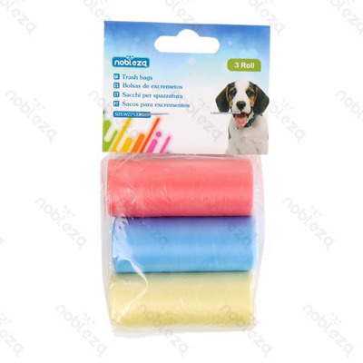 Animal Hygiene Bags - 3 Rolls of 15 Un