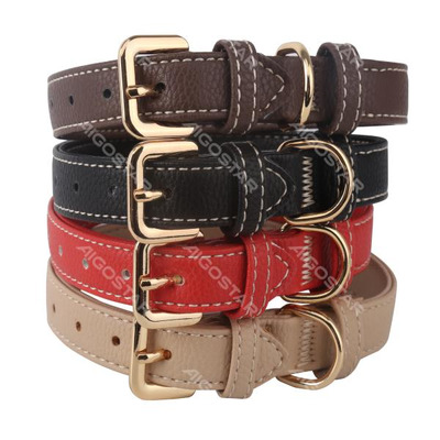 Colorful Pu Dog Collar L2,5cmxc40-50cm