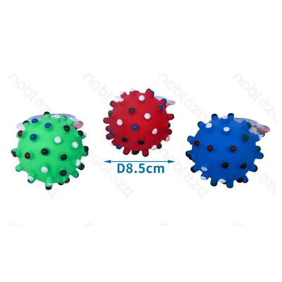 Brinquedo Borracha Bola Pintinhas D8,5cm